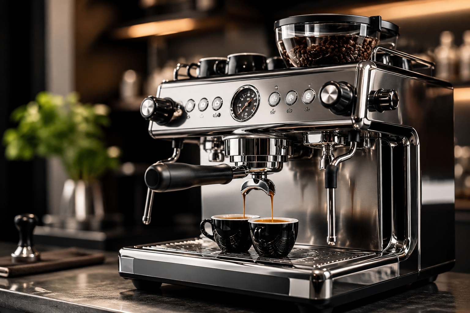 Commercial espresso machine